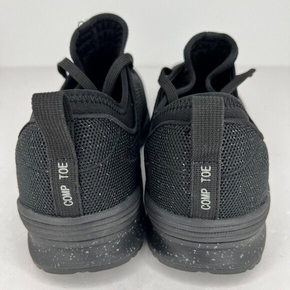 Skechers Womens 108033 Black Bulkin Balran Industrial Comp Toe Size 10 Work Shoe - Picture 5 of 9